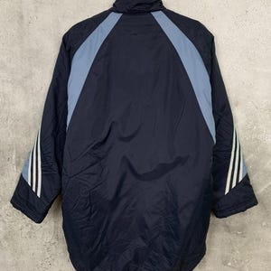 Vintage 2003/2004 Marseille Training Football Track Jacket Adidas Bench Jersey Size M image 5