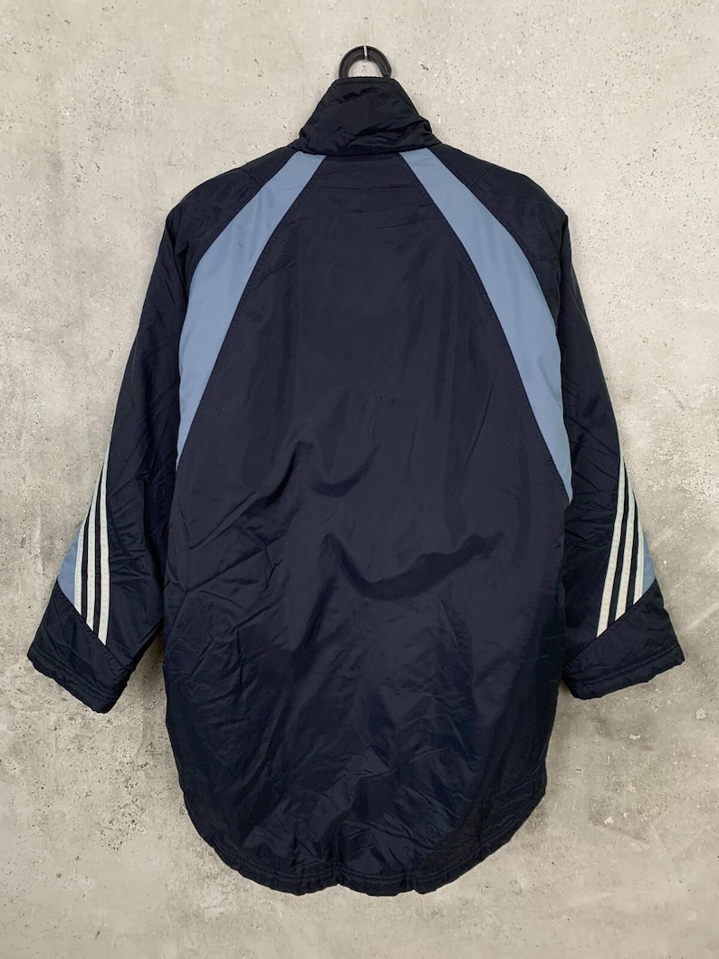 Vintage 2003/2004 Marseille Training Football Track Jacket Adidas Bench Jersey Size M image 5