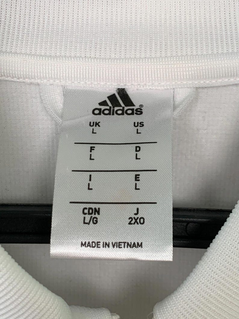 Vintage 2000s Real Madrid Training Football Track Jacket Adidas Jersey Size L image 6