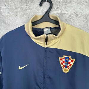 Veste de survêtement de football Croatie, vintage des années 2000, maillot national Nike, taille L image 2