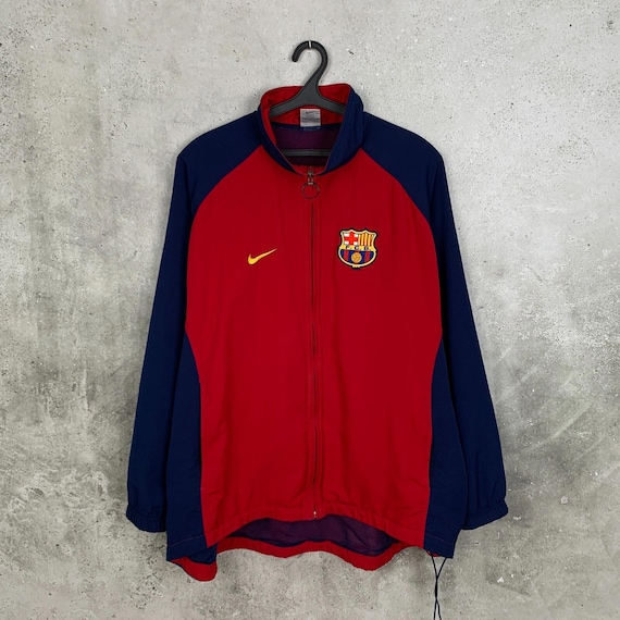 Vintage 1998/1999 Barcelona Training Football Track Jacket Nike