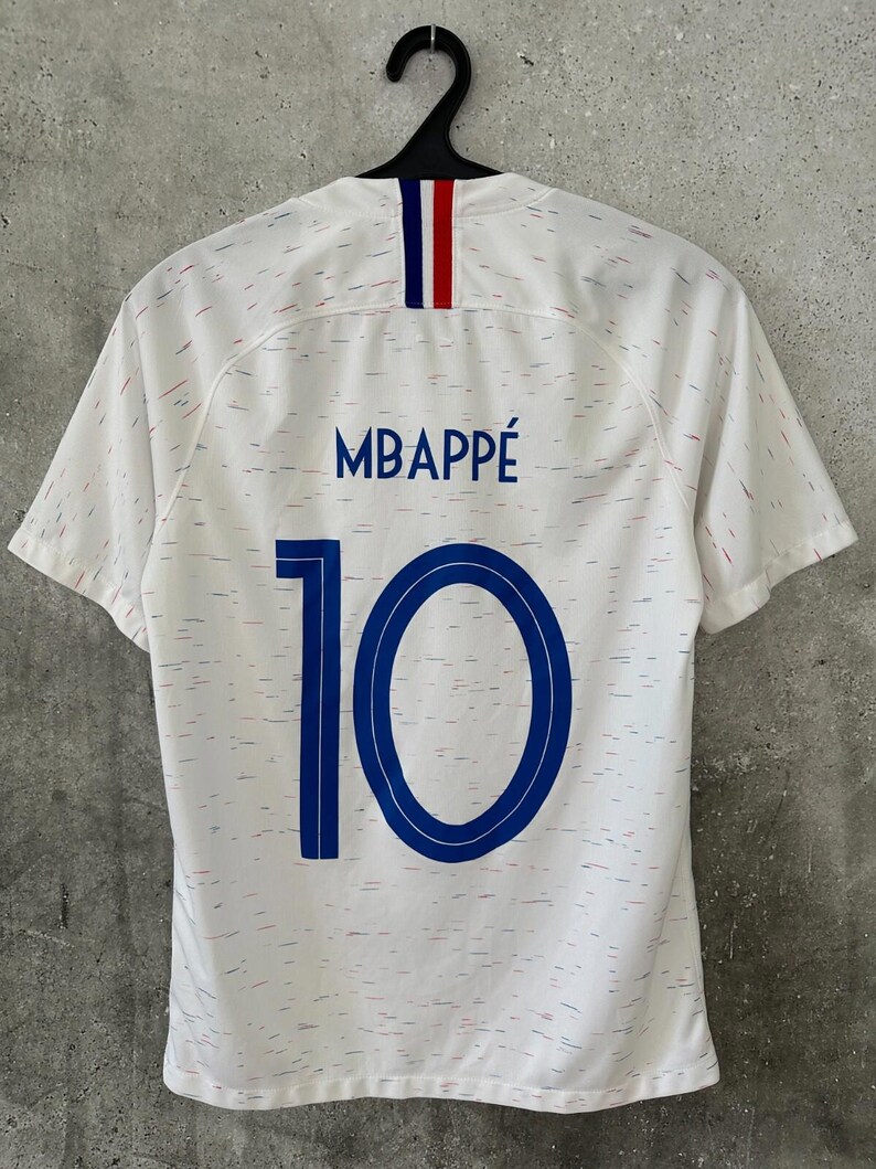 Frankrike VM Bortatröja #10 Mbappé Nike Landslagströja Storlek S bild 4
