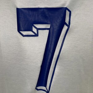 Vintage 1970s Le Coq Sportif Football Shirt #7 France Template Jersey Size S image 5