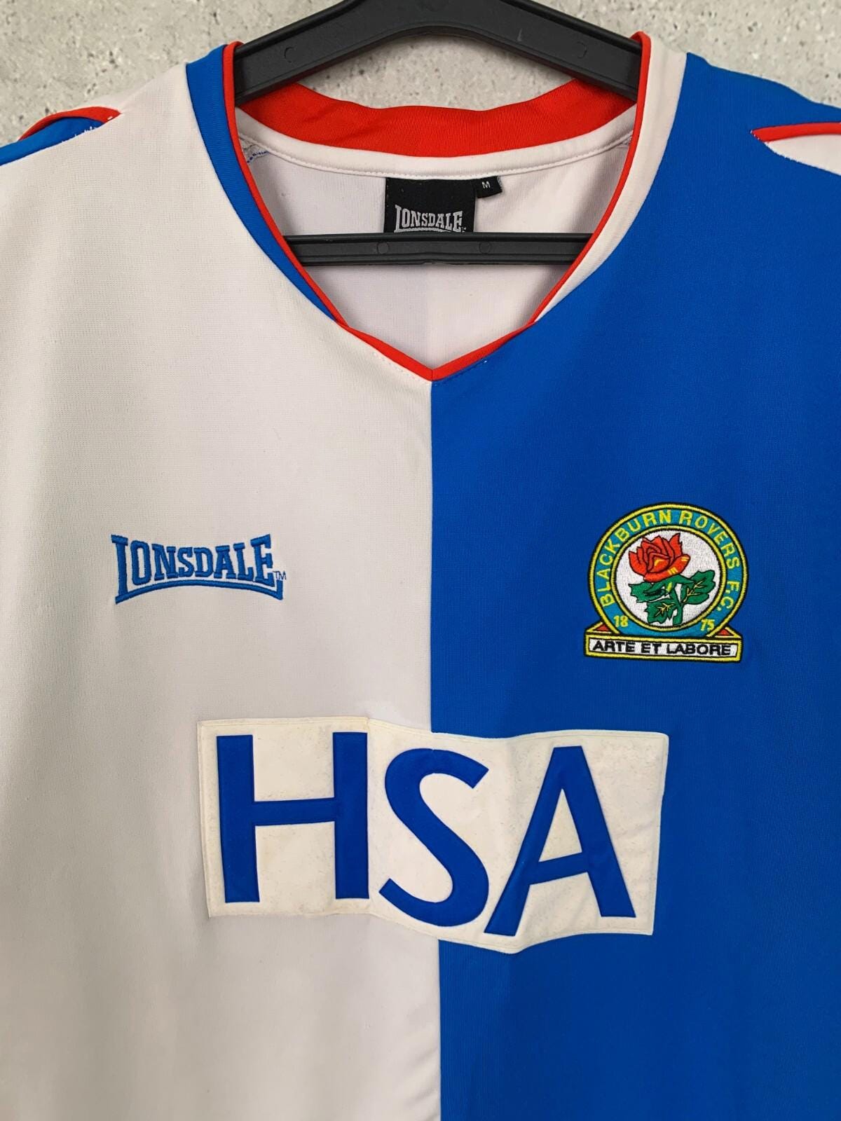Vintage 2004/2005 Blackburn Rovers Home Football Shirt Lonsdale