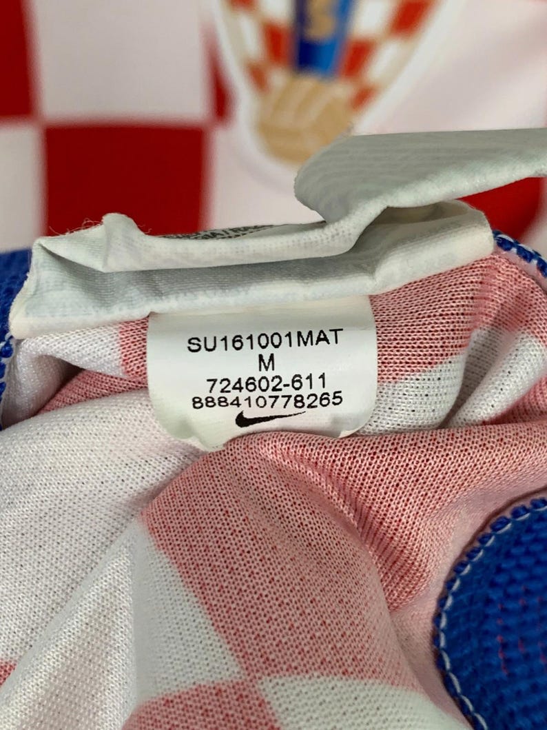 Camiseta de fútbol de Croacia de la década de 2000, marca Nike, talla M. imagen 7