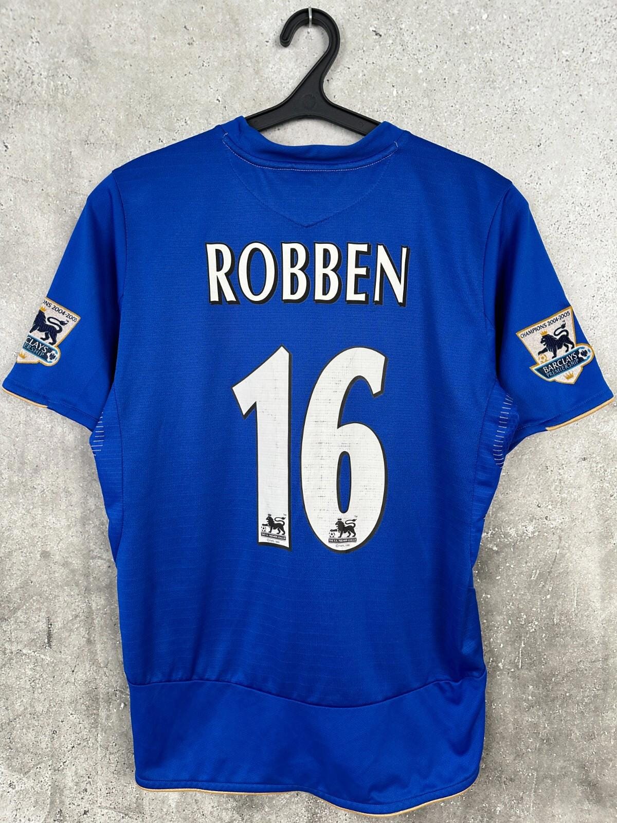 Vintage 2005 2006 Chelsea Home Football Shirt #16 Robben Umbro