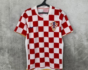 Vintage 2006 Croatia National Team Home Football Shirt Nike Jersey Size S