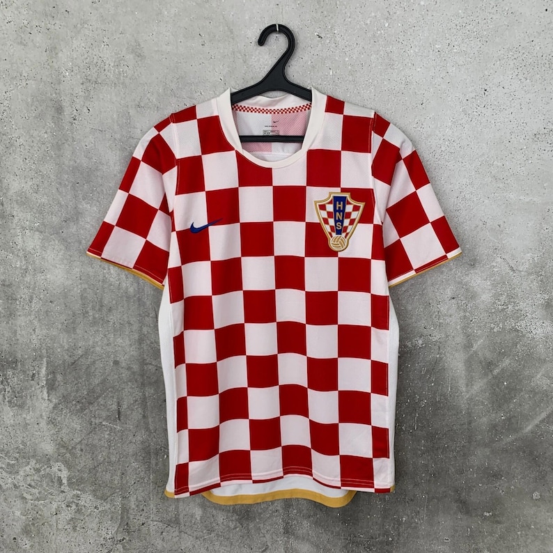 Vintage 2006 Croatia National Team Home Football Shirt Nike Jersey Size S image 1