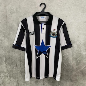 Vintage 1993/1995 Newcastle United Home Football Shirt Adidas Jersey Size M image 1