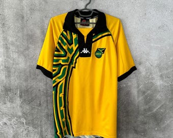 【激レア】ジャマイカ代表 98-00 ユニフォーム kappa XLサイズ Vintage 1998/2000 Jamaica Home Football Shirt Kappa National