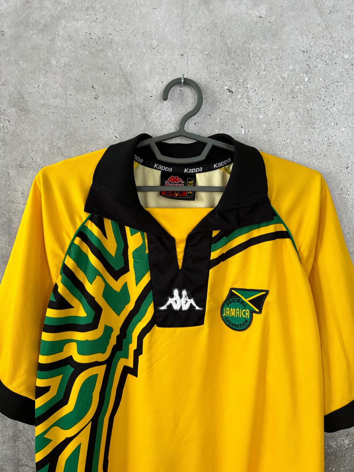 Vintage 1998/2000 Jamaica Home Football Shirt Kappa National