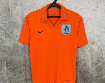Maglia da calcio vintage dell'Olanda del 2006, modello casa, Nike, taglia M.
