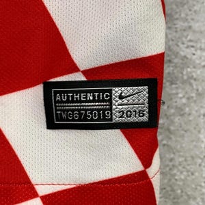 Camiseta de fútbol de Croacia de la década de 2000, marca Nike, talla M. imagen 3