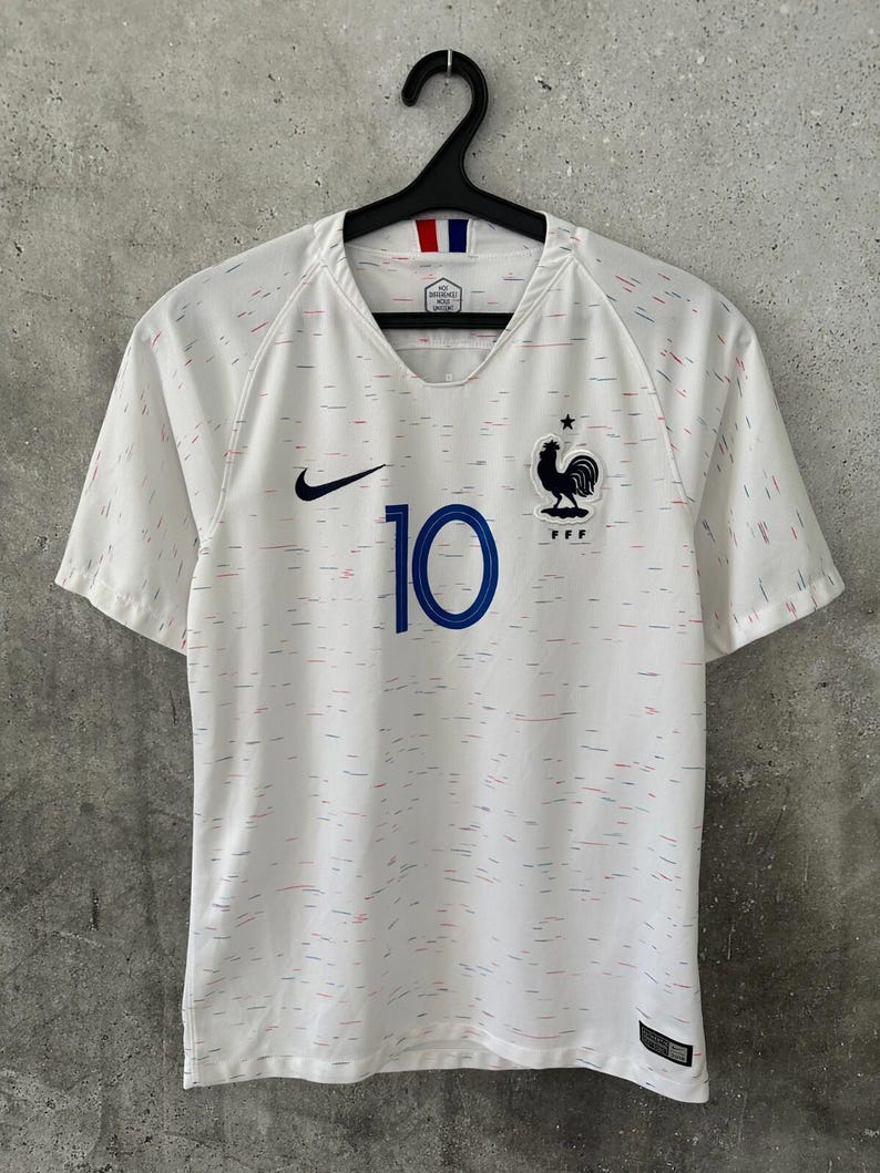 Frankrike VM Bortatröja #10 Mbappé Nike Landslagströja Storlek S bild 2