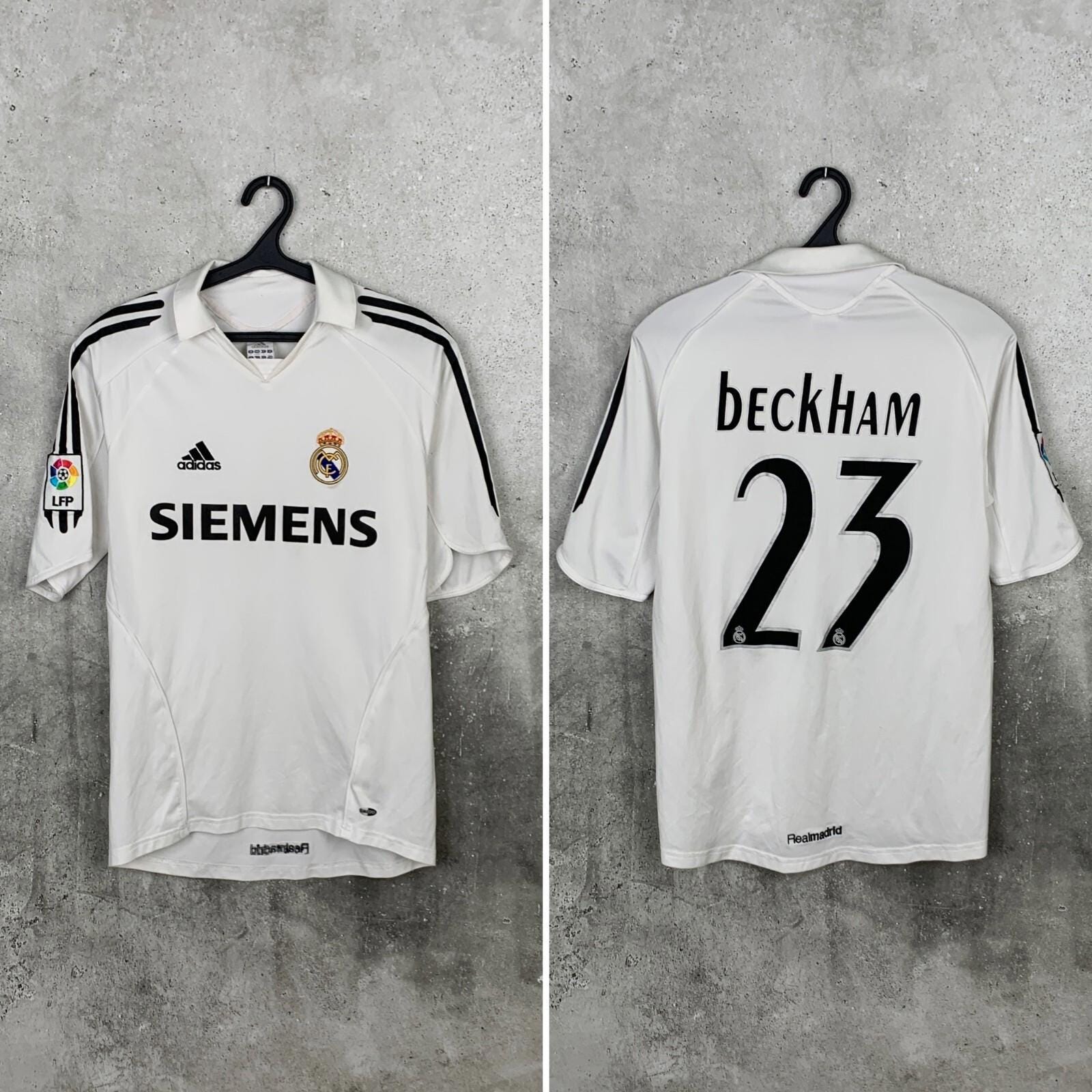 Beckham Jersey Real Madrid - Etsy