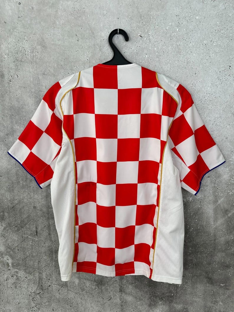 Vintage Croatia 2004 2005 Home Football Jersey Nike Shirt Size M image 5