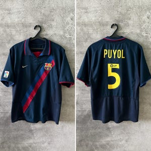 Puyol Barcelona Jersey - Etsy