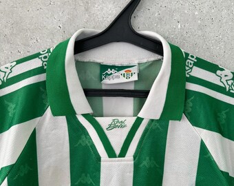 Vintage 1996/1997 Real Betis Home Football Shirt Kappa Boys Jersey