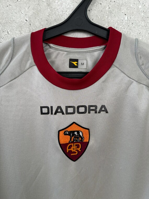 Vintage AS Roma Goalkeeper Jersey 2005 2006 Diadora Shirt Size M