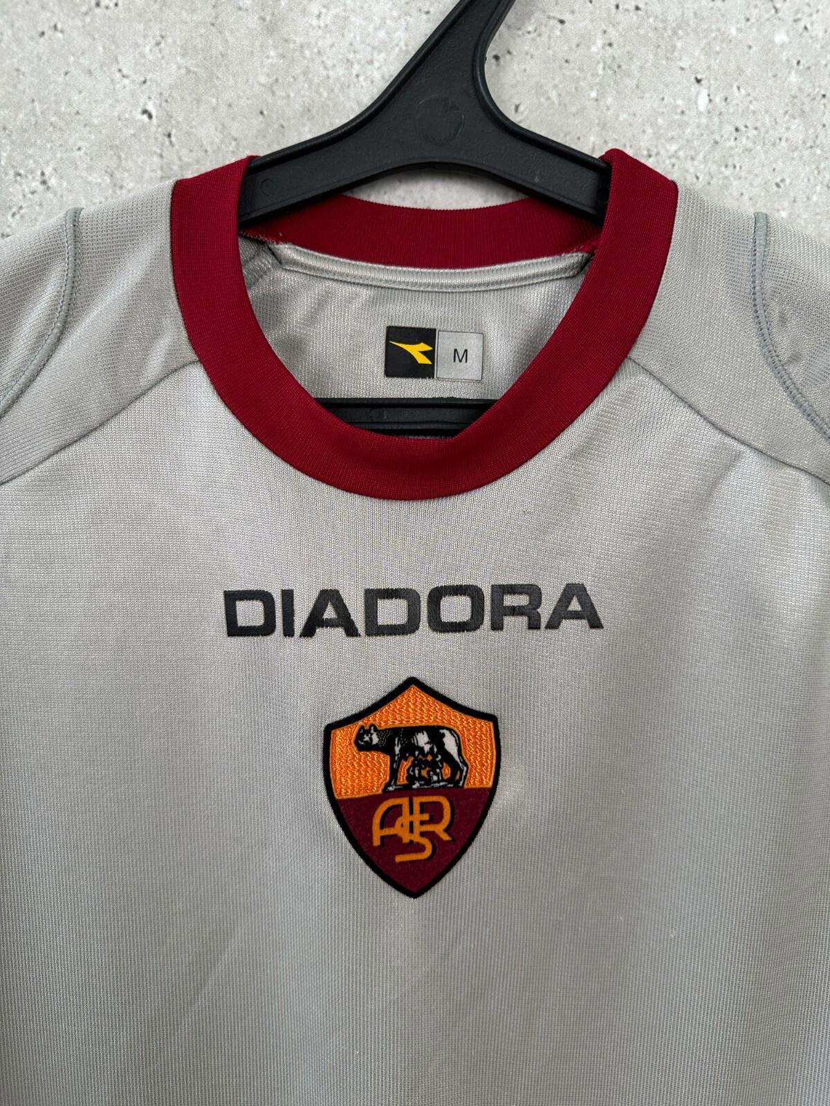 Vintage AS Roma Goalkeeper Jersey 2005 2006 Diadora Shirt Size M