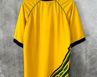 Vintage 1998/2000 Jamaica Home Football Shirt Kappa National