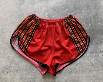 Pantalones cortos de running Nike Oregon USA Sprinter vintage de los 90, color rojo, talla M.