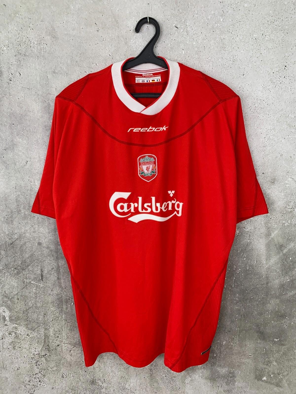 Vintage 2002/2004 Liverpool Home Signed Football Shirt #10 Owen