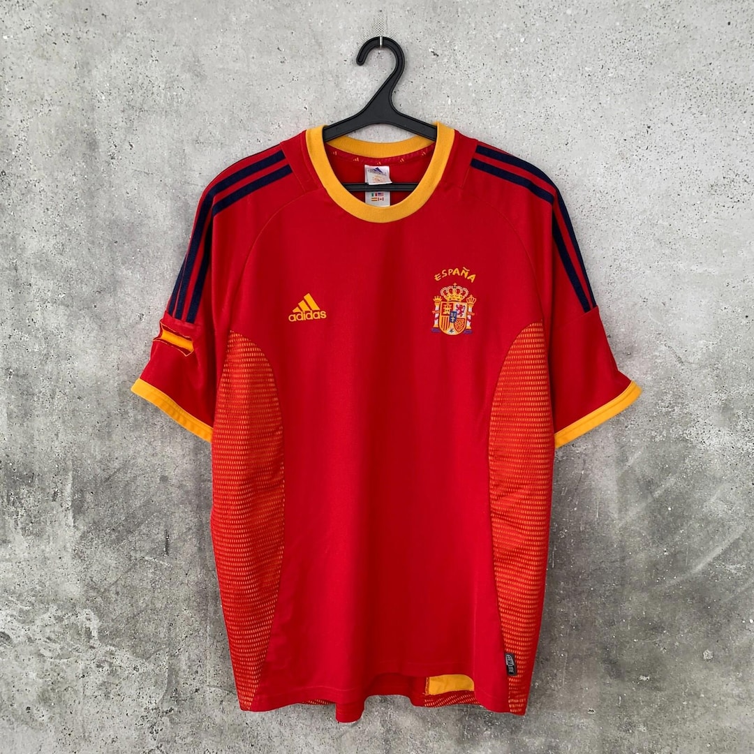 Vintage 2002/2004 Spain Home Football Shirt Adidas National Team