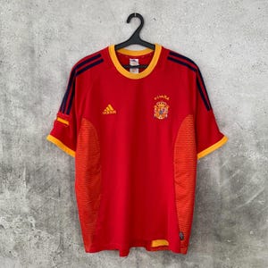 Vintage Spain Football Jersey - Etsy