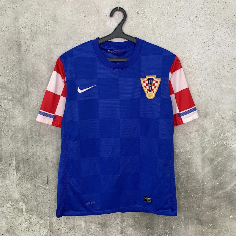 Vintage 2000s Croatia Away Football Shirt Nike National Team Jersey Size M image 1