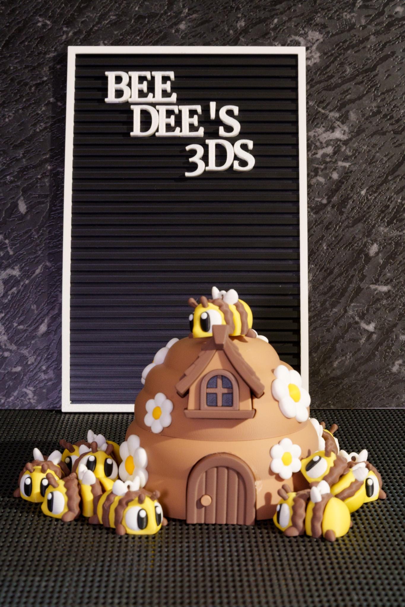 Beehive With Bees, Articulated - Fidget Toy, 3D Printed - Etsy Australia