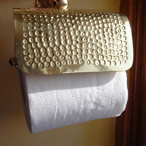 Moroccan Brass Handmade Toilet Tissue Paper Holder Hand Etsy