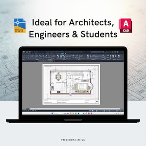 AutoCAD ISO A4 Minimal Layout Title Block Template - Editable DWG Layout (Digital Download) image 3