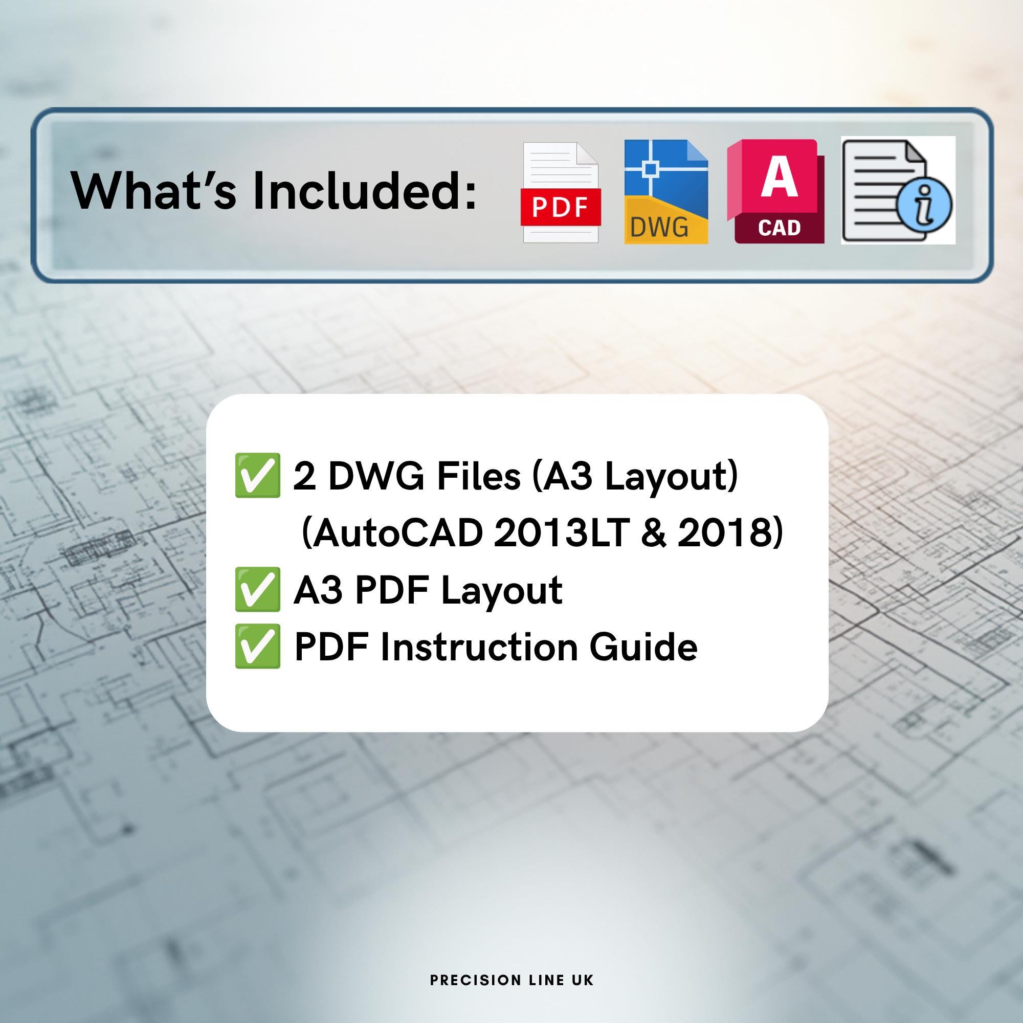 Autocad ISO A3 Title Block Template - Editable DWG Layout (digital ...