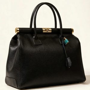 Borsa in Pelle Artigianale Made in Italy, Borsa a Mano Donna, Tracolla Regolabile, Vera Pelle Italiana, Regalo per Lei, Borsa Grande Lavoro