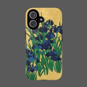 Ogata Korin Irises Japanese Rinpa Art Gold Leaf Design Tough Case for iPhone Pixel