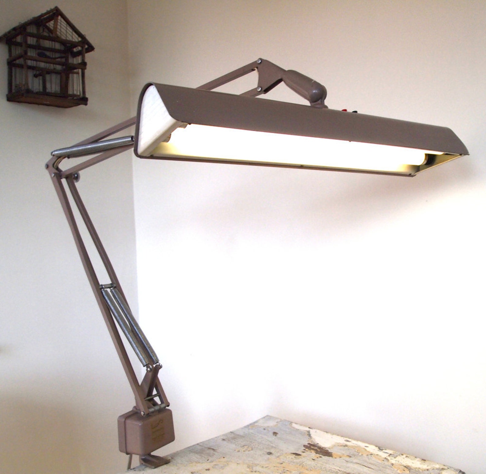 Luxo Fluorescent Drafting Lamp Etsy