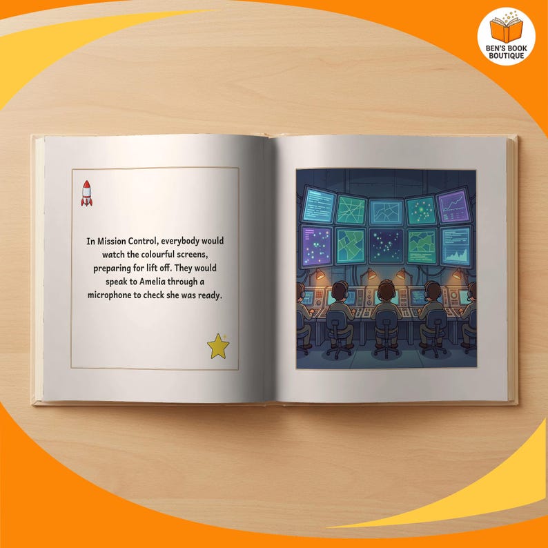 Another illustrated page spread from 'You Can Be An Astronaut'