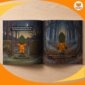 Another illustrated page spread from Goodnight Forest
