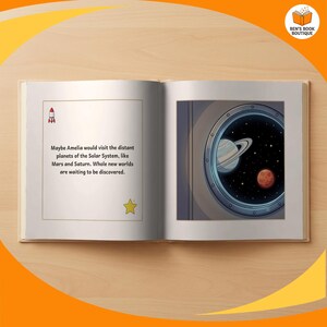 Another look inside 'You Can Be An Astronaut', printed full bleed