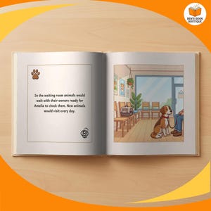 Another illustrated page spread from 'You Can Be A Vet'