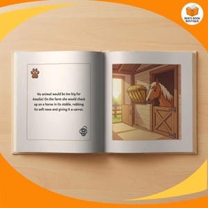 An open spread showing the artwork and story text of 'You Can Be A Vet'