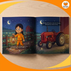 Another illustrated page spread from Goodnight Farm