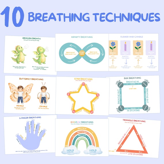 Breathing Cards for Kids – Calm Corner & Emotional Regulation PDF