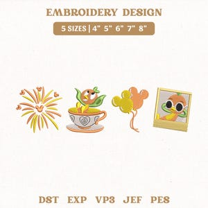 Può includere: Design per ricamo con immagini fantasiose, tra cui fuochi d'artificio, un uccello in una tazza, palloncini di Topolino e un uccello in una cornice. Disponibile in 5 misure: 10 cm, 13 cm, 15 cm, 18 cm e 20 cm.