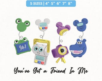 File per ricamo "You've Got A Friend In Me", palloncino di Toy Story 5 (download immediato)