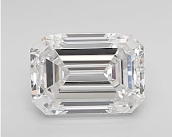 Emerald Cut Lab Grown Loose Diamond | IGI Certified | 0.50-6 CT