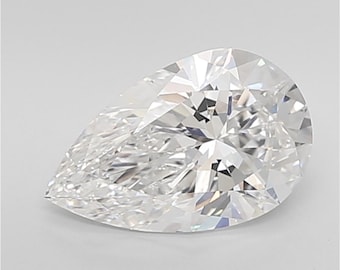 Pear Cut Lab Grown Loose Diamond | IGI Certified | 0.50-6 CT