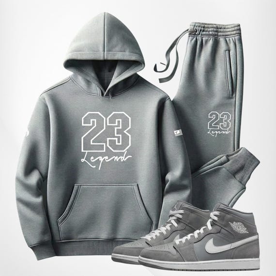 jordan grey sweatsuit
