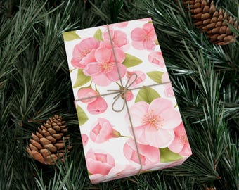 Cadeaupapier met bloemen voor babymeisje, Moederdag